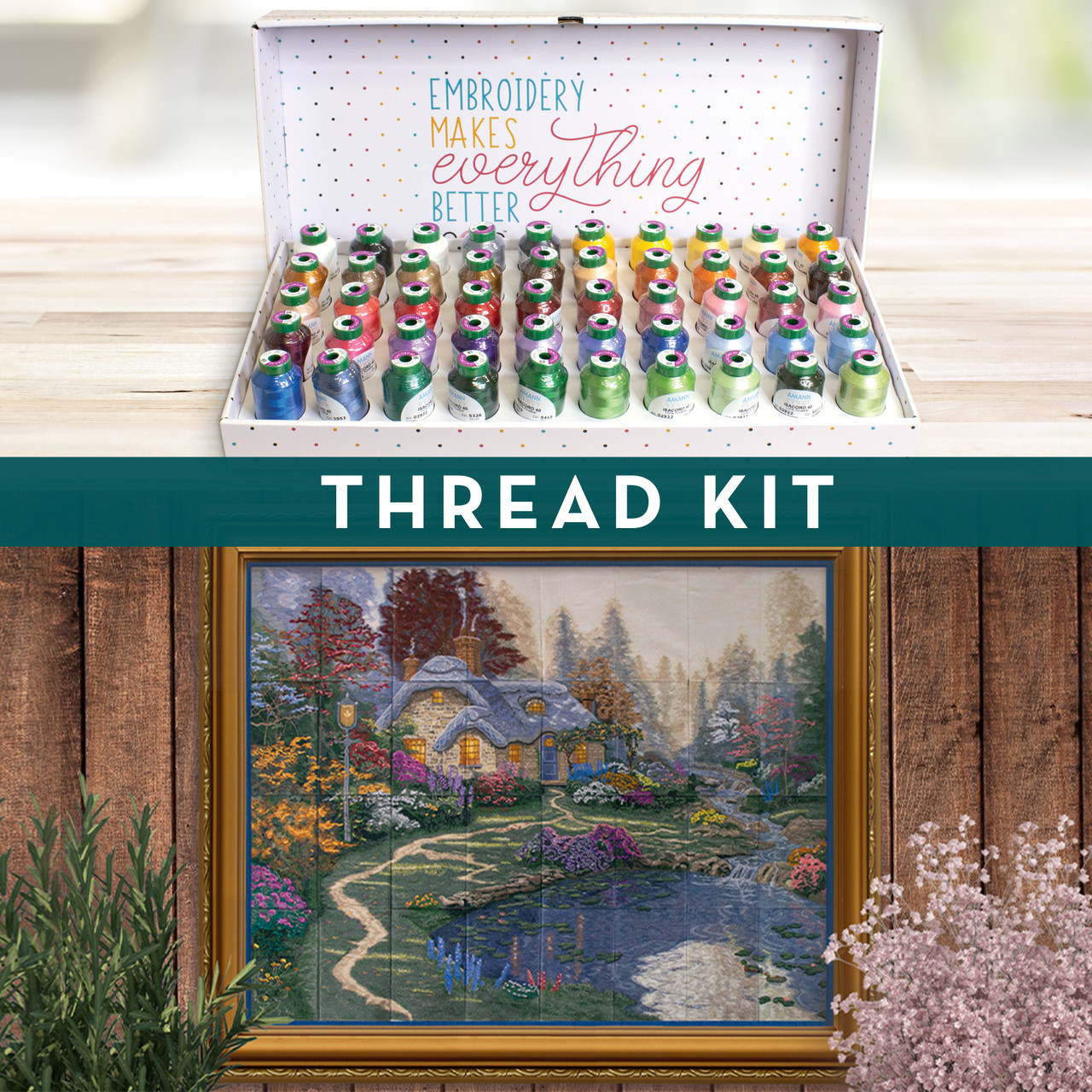 Everett Rls Kit Everett's Cottage Thread Kit | Be Sew Bizzy